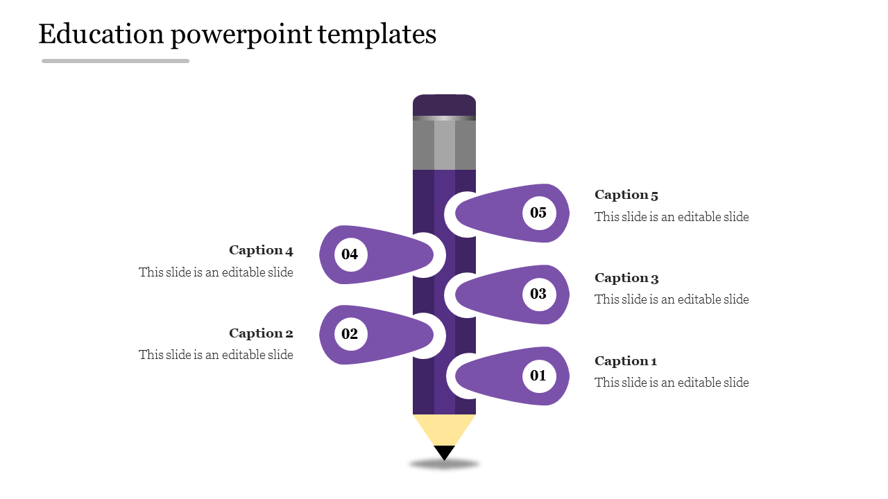education powerpoint templates-Purple